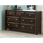 Summerlin Upholstered Panel Dresser - Espresso